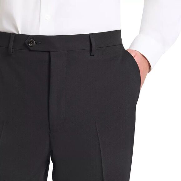 Chaps Men's Suit Separate Pant, Black, 34x32 - Picture 3 of 3